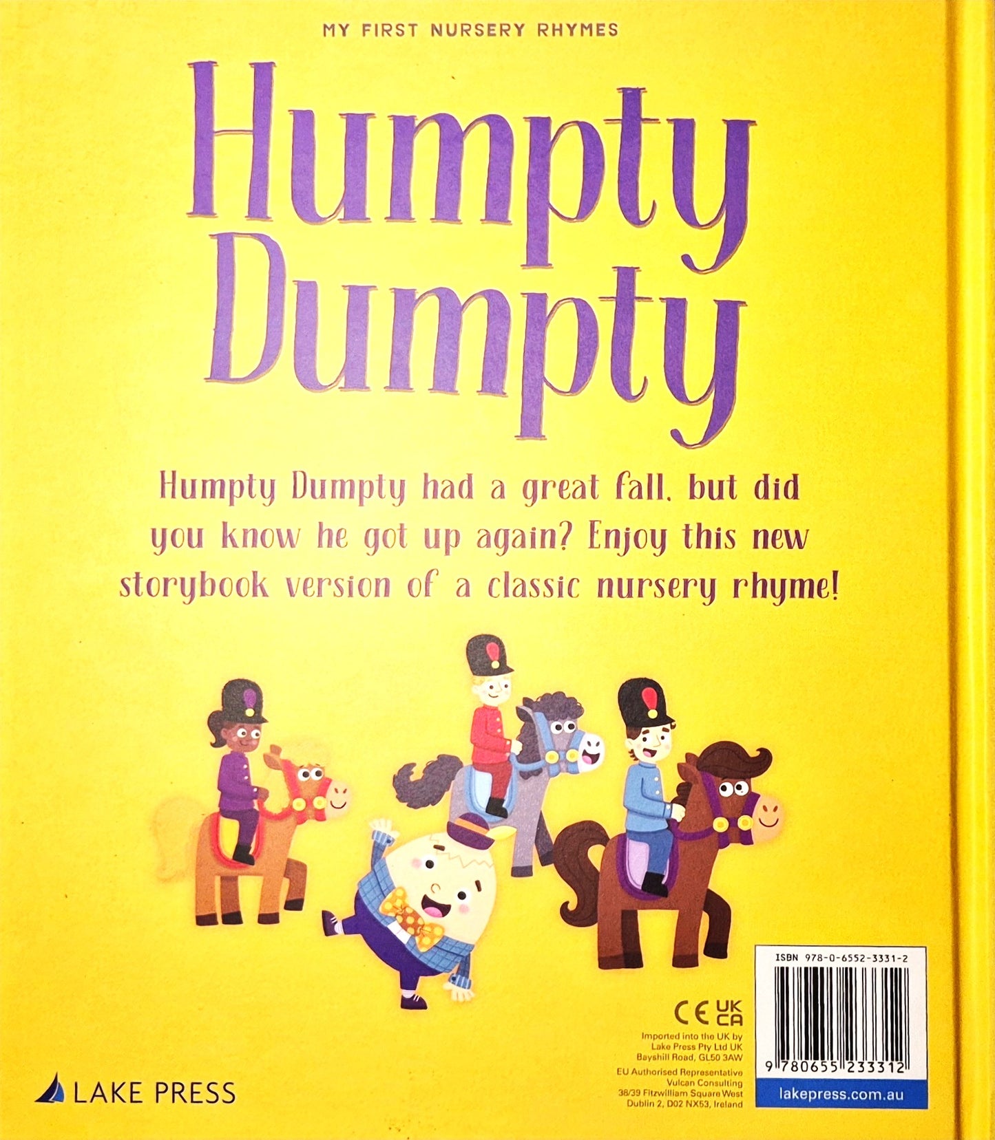 Nursery Rhyme Picture Book - Humpty Dumpty