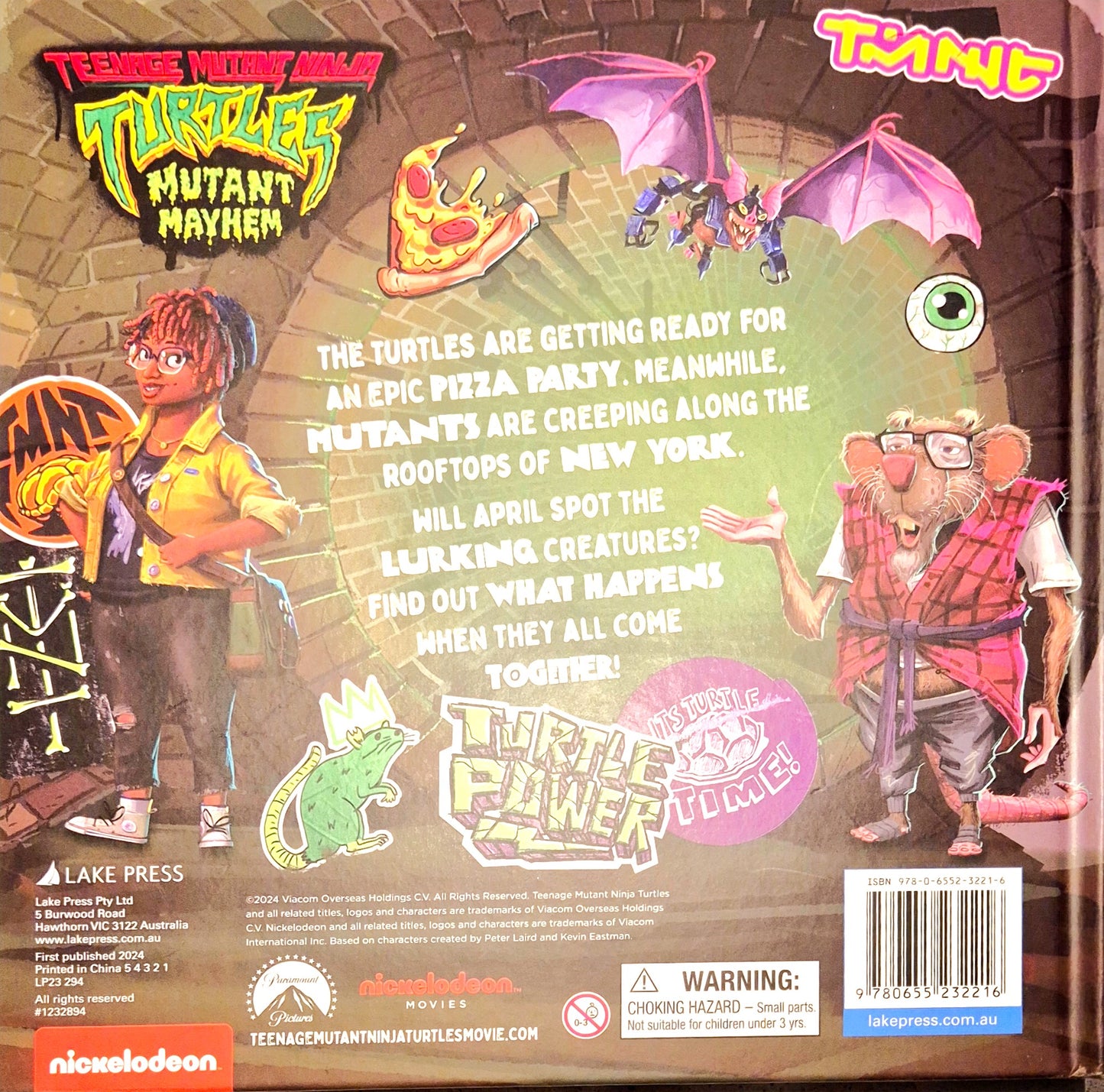 Nickelodeon Teenage Mutant Ninja Turtles Mutant Mayhem Pizza Power!