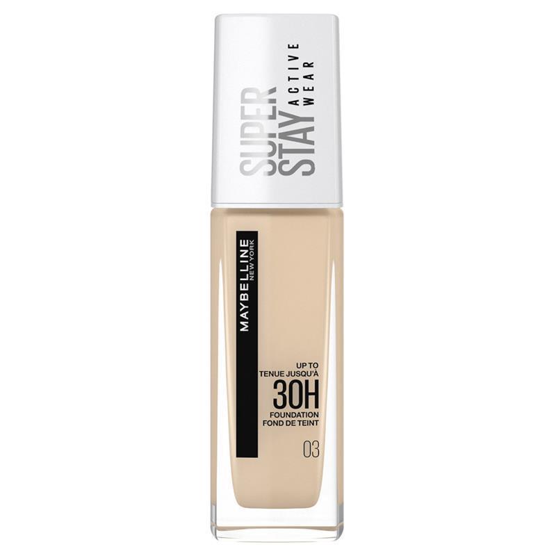 Maybelline SuperStay Active Wear 30Hr Foundation 03 True Ivory 30ml