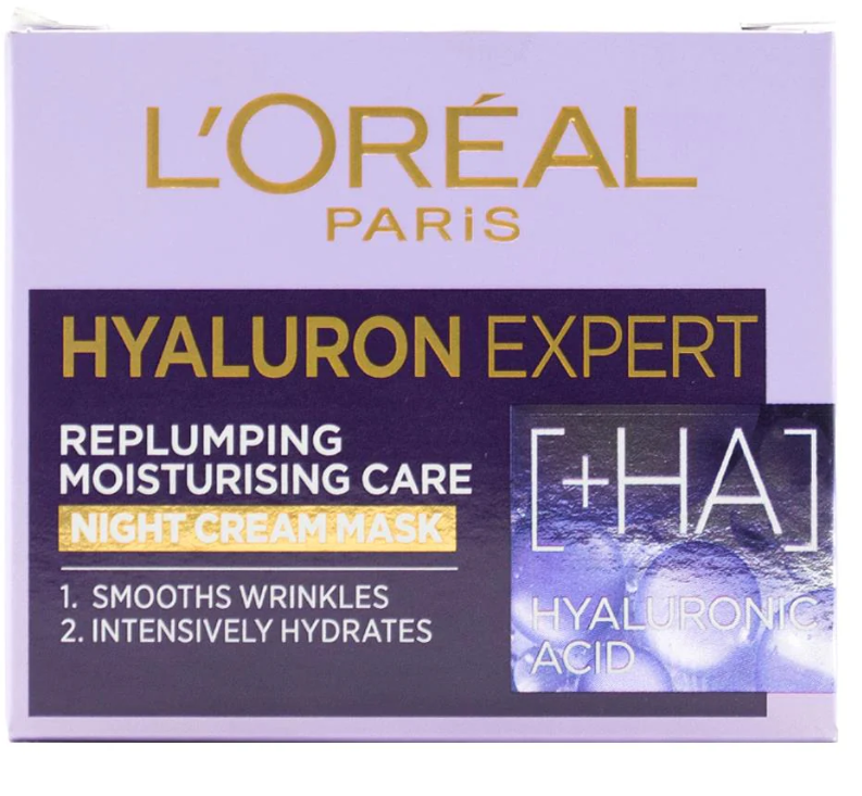 Loreal 50ml Hyaluron Expert Replumping Moisturising Care Night Cream