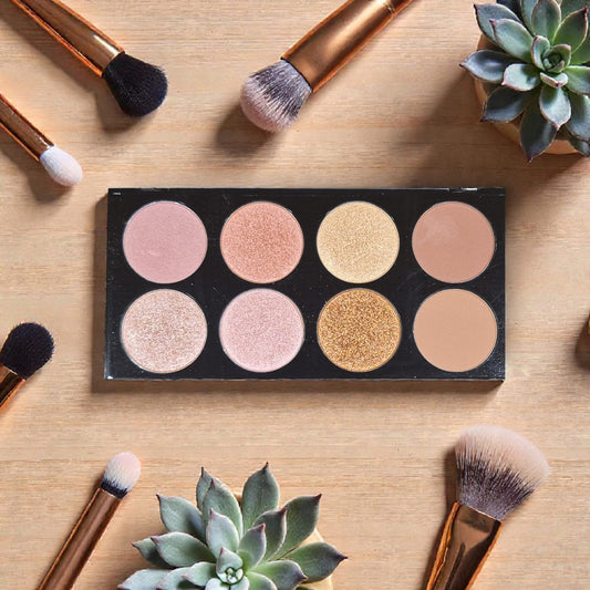 Makeup Revolution Ultra Blush Palette - Golden Sugar Rose Gold (8x1.6g)