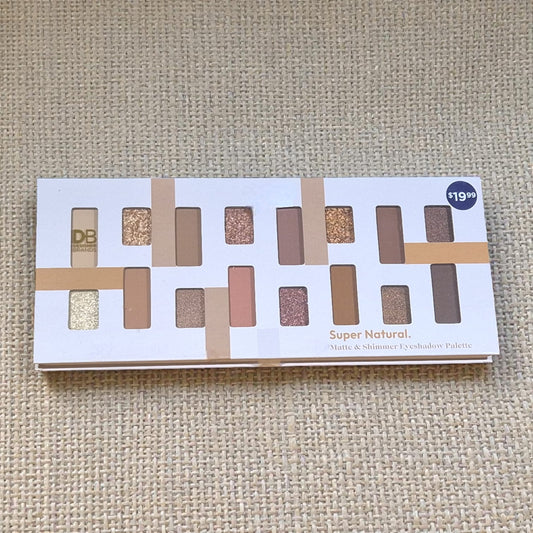 Matte & Shimmer 16-Shade Eyeshadow Palette (Super Natural)