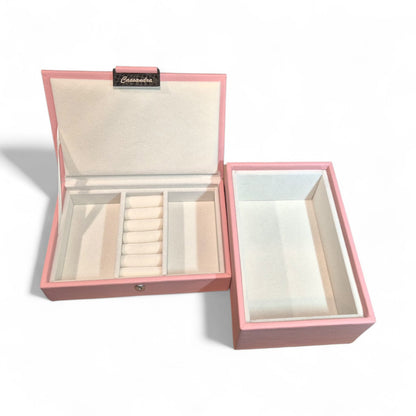 Cassandra's Mini 2 Tray Jewellery Box The Dylan Collection