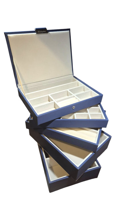 Cassandra's Medium 5 Tray Jewellery Box - The Indiana Collection