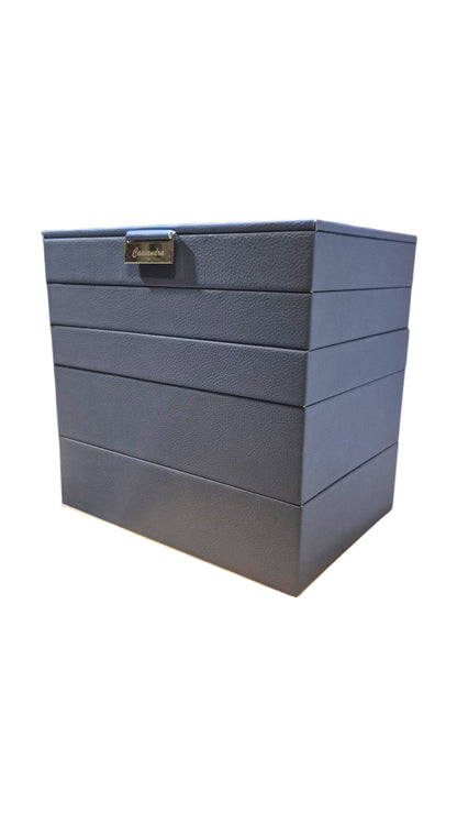 Cassandra's Medium 5 Tray Jewellery Box - The Indiana Collection
