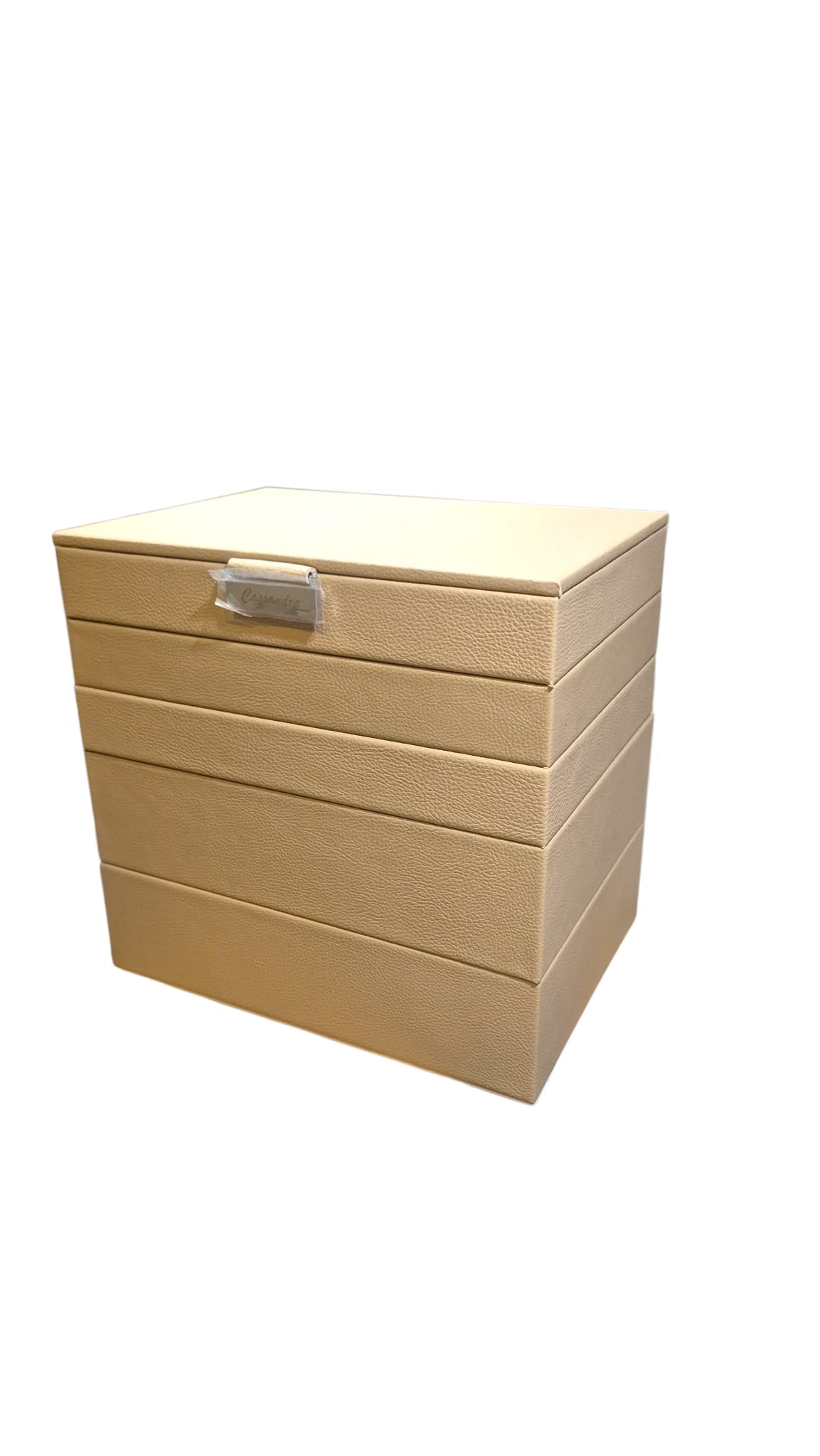 Cassandra's Medium 5 Tray Jewellery Box - The Indiana Collection