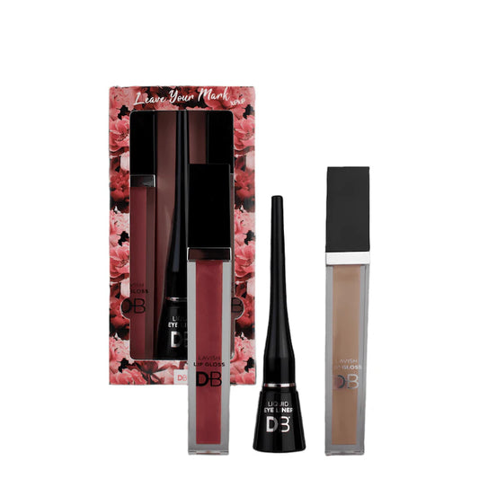 DB 2 Piece Lip Gloss - Liquid Eyeliner Kit